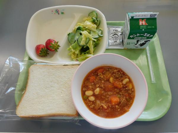 ２月２２日の給食